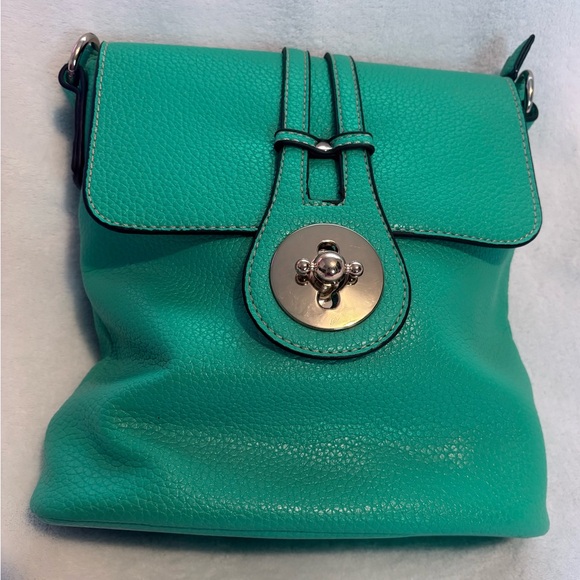 Victoria Leland Designs Handbags - Elegant Turquoise Crossbody Bag